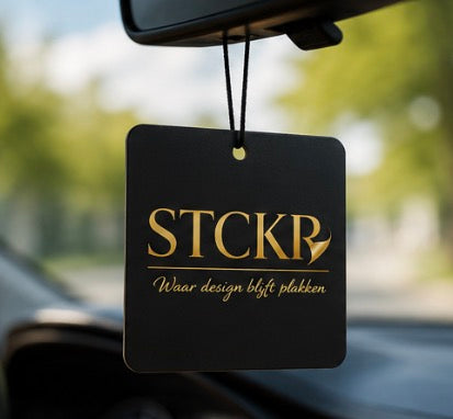 Luxe Geurhanger – Black & Gold Edition | STCKR