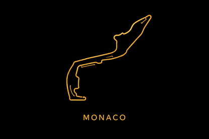 Monaco circuit sticker | STCKR