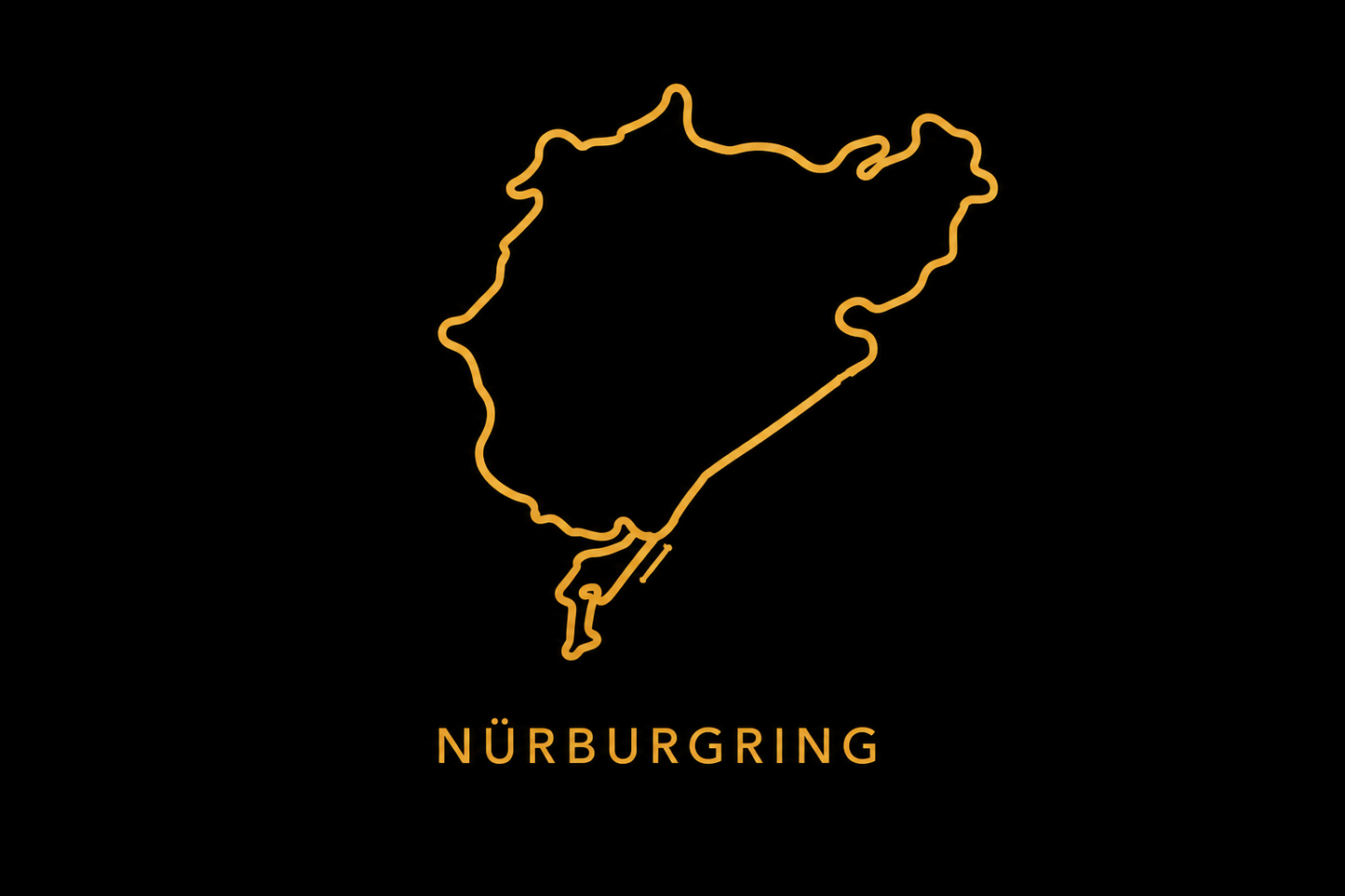 Nürburgring circuit sticker | STCKR