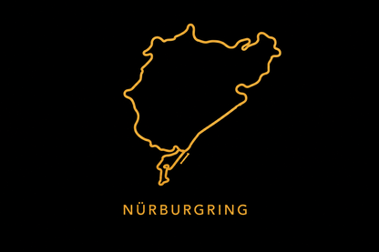 Nürburgring circuit sticker | STCKR